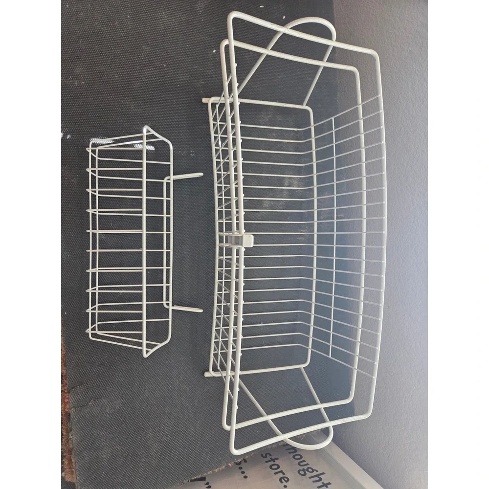ClosetMaid White Metal Wire Drawer and Hanging Basket Set Closet Storage System